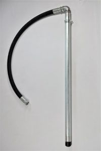 Жесткая труба Ø 40 мм для настенного масляного насоса длиной 950 мм (для 208 л бочек)